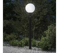 Borne lumineuse avec détecteur 120 cm Noir IP44 vidaXL