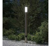 Borne lumineuse avec sortie 110 cm en acier inoxydable IP44 vidaXL