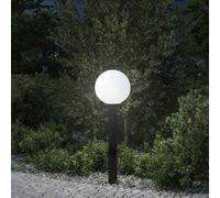 Vidaxl Borne Lumineuse Avec Sortie 80 Cm Noir Ip44