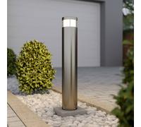 Borne lumineuse Caramia, acier inoxydable, résistante à l'eau de mer Caramia Arcchio, dimmable, gris, Moderne