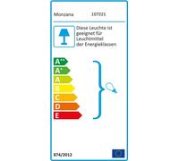 Borne lumineuse en acier inoxydable avec détecteur de mouvement, IP44