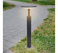 Borne lumineuse extérieur Fenia Lucande, noir, Aluminium, Moderne, Eclairage Exterieur LED