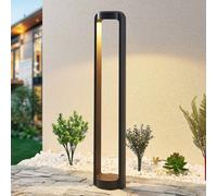 Borne lumineuse extérieur Habsa Lucande, noir, Aluminium, Moderne, Eclairage Exterieur LED