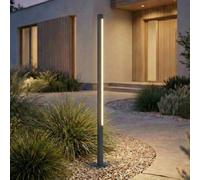 Borne lumineuse extérieur Liravel Lindby, noir, Aluminium, Moderne, Eclairage Exterieur LED
