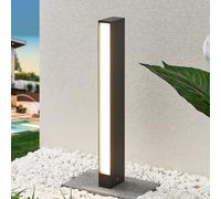 Borne lumineuse extérieur Lirka Lucande, gris, Aluminium, Moderne, Eclairage Exterieur LED