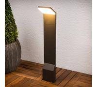 Borne lumineuse extérieur NEVIO Lucande, noir, Aluminium, Moderne, Eclairage Exterieur LED