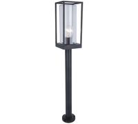 Borne lumineuse extérieure Flair noire Lutec E27 75cm
