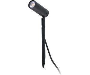 Borne Lumineuse Extérieure Led Faro Barcelona - Seth 6W 2700K - Ip44, Réglable, Noire - 28 Cm