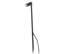 Borne lumineuse extérieure LED Faro Barcelona - Seth 6W 2700K - IP44, réglable, noire - 60 cm