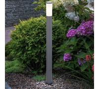 Borne Lumineuse Lampe D'Extérieur Lampadaire Inox Anthracite Jardin 1x E27