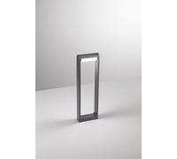Borne lumineuse LED extérieure 12W 3000K, structure en aluminium poudré anthracite mat, design moderne et orientable IP65 - Marque Perenz SAS