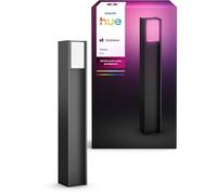 Borne lumineuse - PHILIPS HUE - Turaco - Gris anthracite - IP44 - Lumière blanche et colorée - 1100 lumens