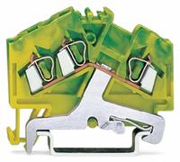 Borne pour conducteur de protection WAGO 280-637/999-950 5 mm ressort de traction Affectation: terre vert, jaune 100 pc(s)
