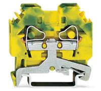 Borne pour conducteur de protection WAGO 282-107 8 mm ressort de traction Affectation: terre vert, jaune 50 pc(s)