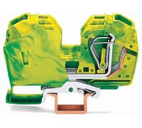 Borne pour conducteur de protection WAGO 285-637/999-950 16 mm ressort de traction Affectation: terre vert, jaune 15 pc(s)