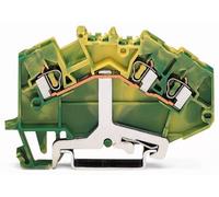 Borne pour conducteur de protection WAGO 780-637/999-950 5 mm ressort de traction Affectation: terre vert, jaune 50 pc(s)