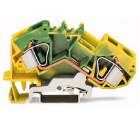 Borne pour conducteur de protection WAGO 783-607/999-950 12 mm ressort de traction Affectation: terre vert, jaune 25 pc(s)