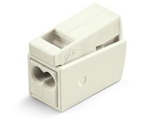 Borne pour luminaires 2 conducteurs 2,5 mm² blanc WAGO 224-112