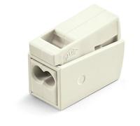 Borne pour luminaires 2 conducteurs 2,5mm² blanc - WAGO - 224-112