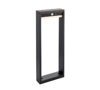 Borne solaire 50cm détecteur PIR noire LED Endon Dannah