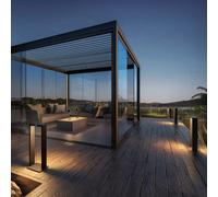 Borne solaire aluminium axis maxi h65cm