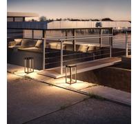 Borne solaire aluminium radia mini h35cm