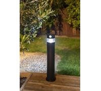 Borne Solaire GALIX, Inox avec détecteur, 150 Lumens, H50 cm
