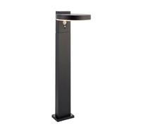 Borne solaire LED 290 lm PIR crépusculaire noire Endon