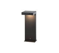Borne solaire noire en aluminium ALA MINI H40cm
