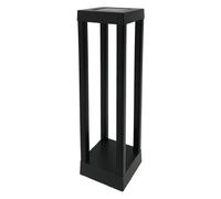 Borne solaire Palermo noire LED 6500K capteur IP44 Polux