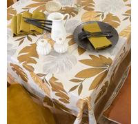 BORNEO Nappe 100% coton enduit 150X150 Gold SUD ETOFFE