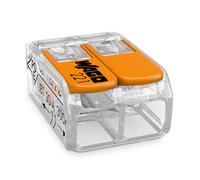Bornes de raccordement COMPACT 4 mm² transparent WAGO 221-412 BT 100