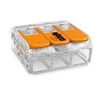 Bornes de raccordement COMPACT 4 mm² transparent WAGO 221-413 BT 50