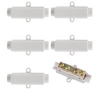 Bornes de raccordement de câble pour 2,5 à 16 mm², connecteur de passage, Wago 10 mm², connecteur de choc 6 mm², bornes de câble principales, rail d'alignement potentiel