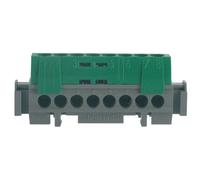 Bornier 1 fonction Legrand - 8 trous - Vert