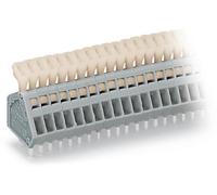 Bornier à ressort WAGO 233-206 0.50 mm² Nombre de pôles 6 gris 280 pc(s)