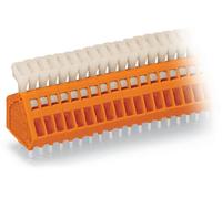 Bornier à ressort WAGO 233-502 0.50 mm² Nombre de pôles 2 orange 600 pc(s)
