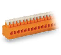 Bornier à ressort WAGO 235-104 1.50 mm² Nombre de pôles 4 orange 280 pc(s)