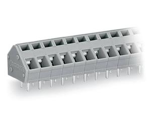 Bornier à ressort WAGO 236-412 2.50 mm² Nombre de pôles 12 gris 80 pc(s)