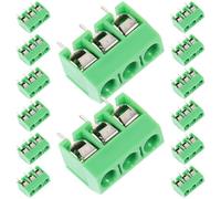 Bornier à Vis Connecteur Pcb 3 Broches, Lot de 50 Pièces