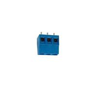 Bornier a vis professionnel, 3 poles, au pas de 5mm