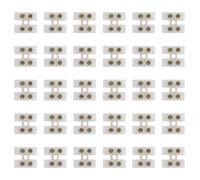 Bornier à Vis Rapide 10a 30 Pièces à 2 Positions | Connexion Ferme, Résistance à Corrosion, Conductivité Élevée, Usage Commande Électrique, Blanc