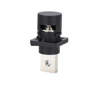 Bornier de batterie, cuivre à courant élevé 400 A pour batterie au lithium, connexion de stockage d'énergie, barre omnibus, borne d'alimentation robuste (noir)