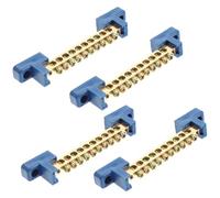 Bornier de Raccordement 10 Trous 4 Pièces en Laiton pour Boîte