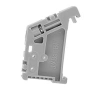 Bornier de rail DIN de 50pcs 35mm, bornier gris de clips de montage de butée de rail DIN(Model 12)