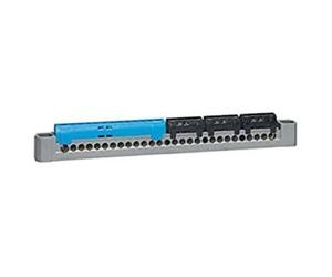 Bornier De Répartition Ip2x Terre 3p+n 1 Connexion 4mm² à 25mm² Vert Longueur 227mm Legrand 404814