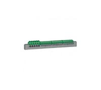 Bornier de répartition IP2X - Terre - Connexion automatique - 13 modules