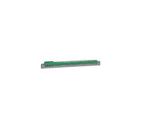 Bornier de répartition isolé IP2X - Terre - 5x25mm2 - 332mm - Vert