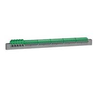 405057 Legrand - Bornier de terre - 5 connexions 6mm² à 25mm² + 45 connexions 1,5mm² à 4mm² - Longueur 322mm