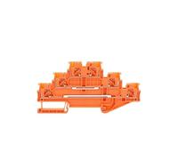 Bornier enfichable à trois niveaux PT1.5/S-3L, 5 pièces, for connecteurs de fil à 3 couches de 1.5 mm2, bornier électrique sur Rail Din PT 1.5-3L